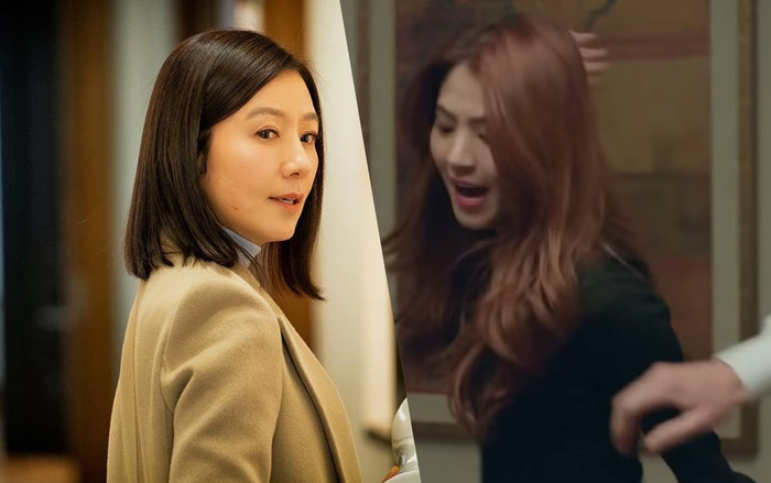 'Thế giới hôn nhân': Tiểu tam mặt dày, đánh Kim Hee-ae ngay trước mặt bố mẹ! Ảnh 2