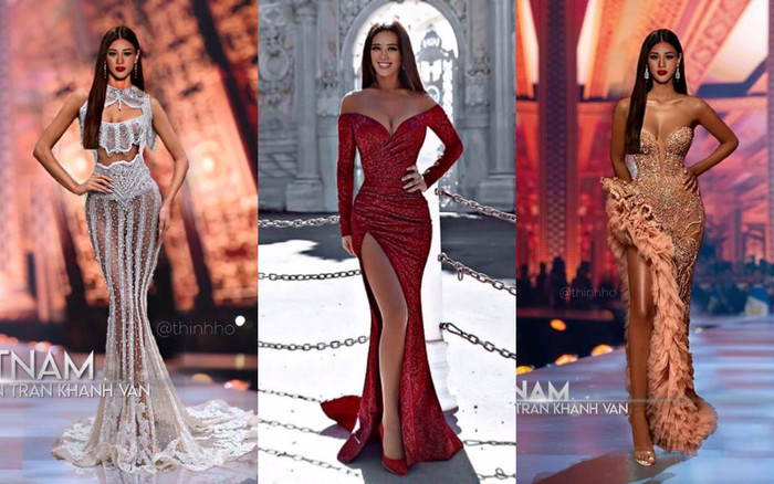 Khánh Vân được fan tư vấn váy dạ hội đêm chung kết Miss Universe 2020, lý giải vì sao nên chọn sắc đỏ Ảnh 2