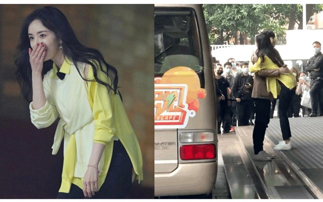 Dương Mịch ngại ngùng, ôm chầm lấy Đặng Luận khiến dân tình bấn loạn Ảnh 2