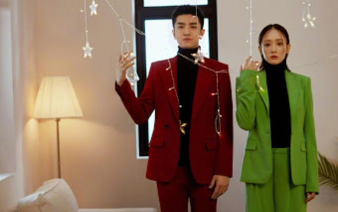 Trần Kiều Ân và Kim Hạn quay cảnh hôn trong 'Gặp được em rực rỡ' Ảnh 2