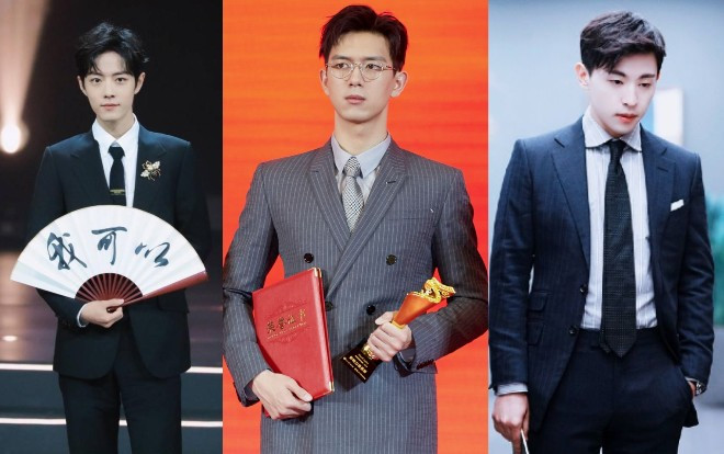 Sao nam Hoa ngữ diện vest được nhiều người yêu thích: Đặng Luân, Tiêu Chiến hay Lý Hiện? Ảnh 2