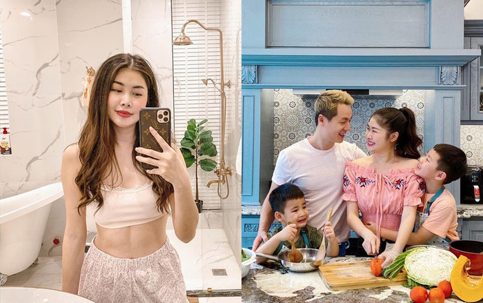 Vợ Đăng Khôi khoe thân hình nóng bỏng sau khi thích nghi với cuộc sống cách ly xã hội Ảnh 2