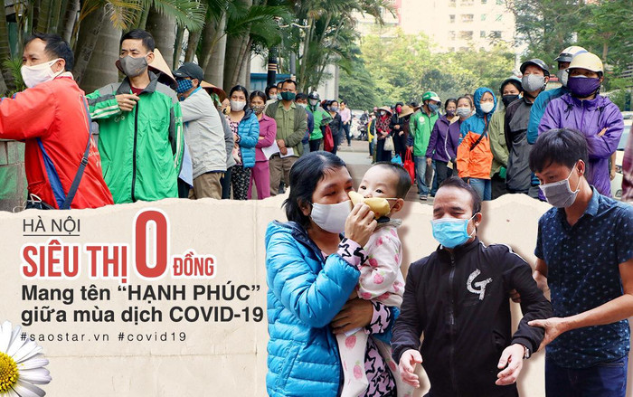 Người nghèo xếp hàng vào sắm đồ tại siêu thị 0 đồng ở Hà Nội: ‘Giờ có cơm rau với ít trứng cho con là hạnh phúc lắm rồi’ Ảnh 2