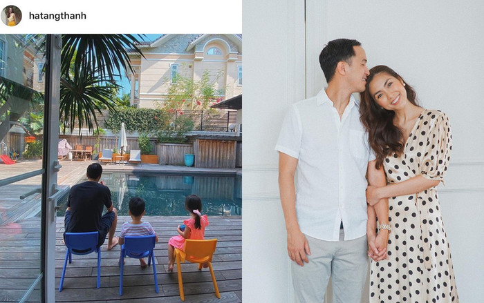 Tăng Thanh Hà chia sẻ khoảnh khắc rất 'chill' của 3 cha con Louis Nguyễn trong căn biệt thự bạc tỷ Ảnh 2
