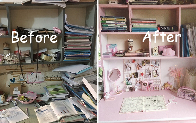 Màn F5 lại góc học tập cực kỳ sang chảnh của nữ sinh Hải Phòng khiến cộng đồng mạng bất ngờ Ảnh 2