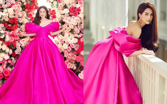 Phương Lê hơn cả chục tuổi vẫn chẳng ngại đụng váy công chúa với Ngọc Trinh Ảnh 2