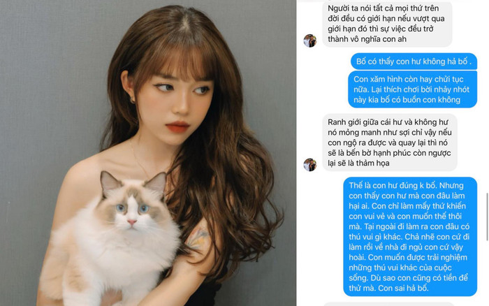 Linh Ngọc Đàm hé lộ phản ứng của bố sau khi bị dân mạng chỉ trích hư hỏng Ảnh 2