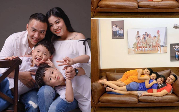 MC Hoàng Linh nhận về lượt like 'khủng' với bức ảnh gia đình nằm chồng lên nhau có ý nghĩa cực hay Ảnh 2