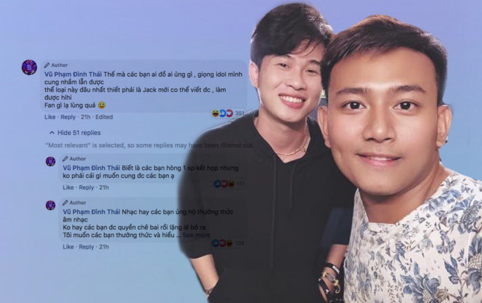 Thái Vũ khiến cộng đồng Đóm phẫn nộ khi phát ngôn: 'Thể loại này đâu nhất thiết phải là Jack mới có thể viết được, fan gì lạ lùng quá' Ảnh 2