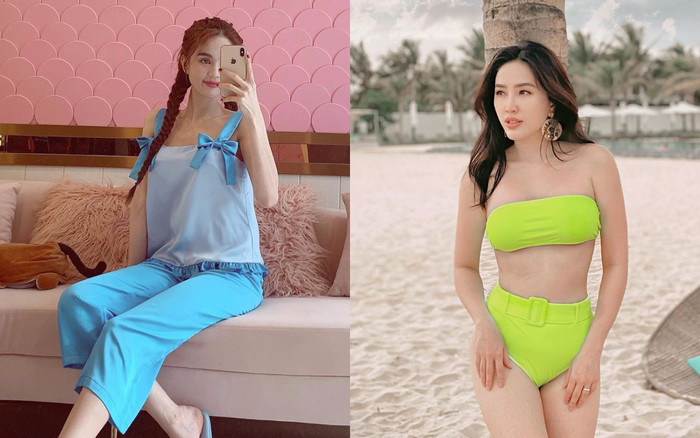 Ngọc Trinh hack tuổi với đồ ngủ 'thôn nữ', Bảo Thy diện bikini nóng rẫy khiến fan ngây người Ảnh 2