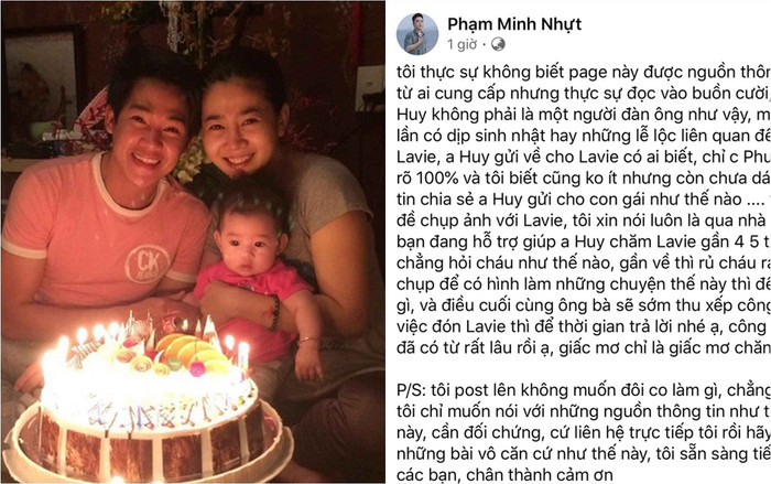 Cựu quản lý Mai Phương gay gắt lên tiếng khi Phùng Ngọc Huy bị tố không yêu thương con gái Ảnh 2