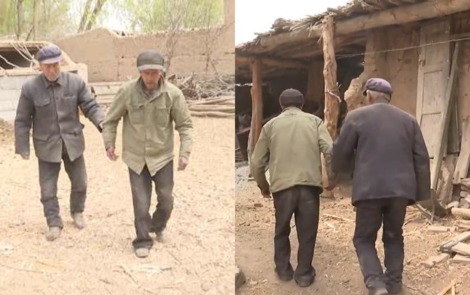 Xúc động cụ ông 80 tuổi chăm sóc em trai mù 63 tuổi suốt 35 năm Ảnh 2