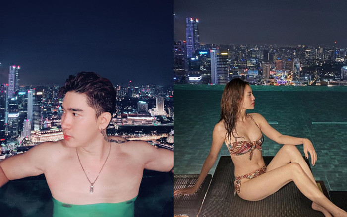 Tiếp tục lộ bằng chứng hẹn hò: Ninh Dương Lan Ngọc - Chi Dân cùng du lịch ở Singapore? Ảnh 2