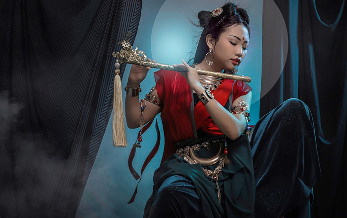 Phương Mỹ Chi gây 'choáng' với tạo hình đậm chất huyền ảo, hát cả tiếng Phạn trong album mới Ảnh 2