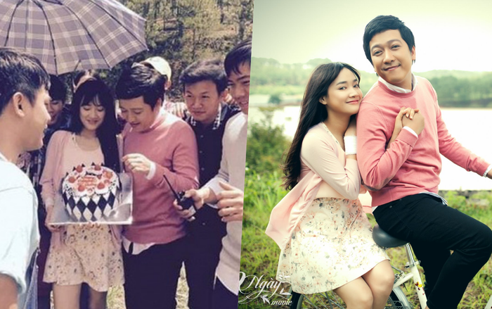 Loạt ảnh cực tình cảm của Nhã Phương và Trường Giang đóng phim '49 ngày' giờ mới được tiết lộ Ảnh 2