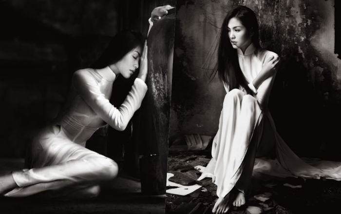 Loạt ảnh áo dài của Tăng Thanh Hà gây sốt: Đẹp dịu dàng nhưng đầy mê đắm, xứng danh với hình tượng 'Ngọc nữ' Ảnh 2