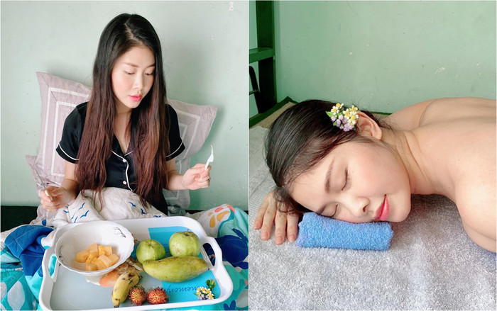 Sành điệu và phong cách, vợ Đăng Khôi 'biến' khoảng thời gian cách ly trở thành kỳ nghỉ đáng nhớ Ảnh 2