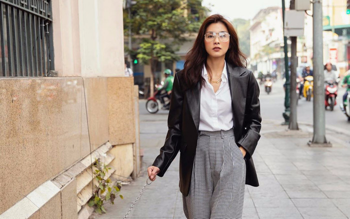 Học cách diện áo sơ-mi đơn giản mà xinh ngất ngây như Tăng Thanh Hà Ảnh 2