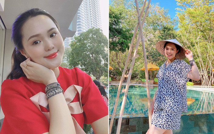 Bà xã Duy Mạnh khoe ảnh cận mặt thời bầu bí, dân tình gật gù khen nhan sắc ngày càng thăng hạng Ảnh 2