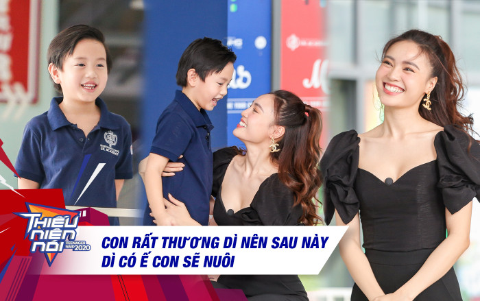 Ninh Dương Lan Ngọc cười tít mắt vì cháu trai hứa hẹn: 'Nếu dì Ngọc ế chồng, con sẽ nuôi dì' Ảnh 2