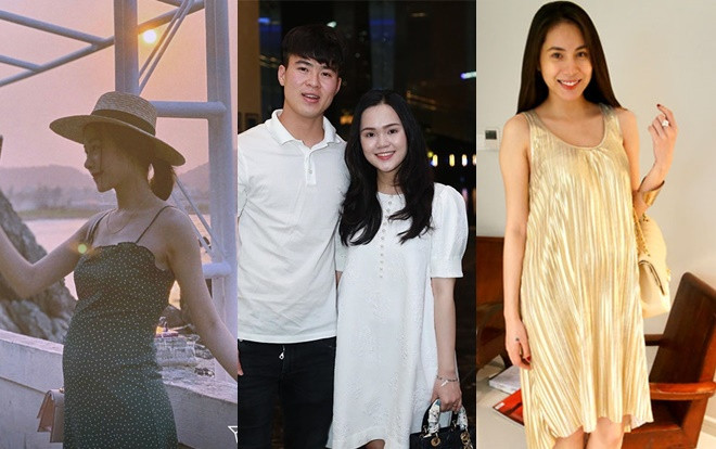 Nhan sắc các nàng WAGs khi mang bầu: Thủy Tiên, Quỳnh Anh kém sắc vợ Phan Văn Đức Ảnh 2