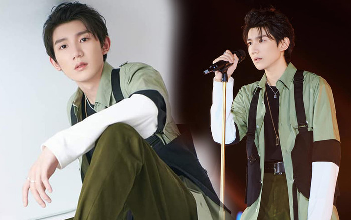 Ngụy Đại Huân lén nhìn Vương Nguyên đang hát tại 'Đêm hội ngũ tứ' khiến khán giả ngưỡng mộ tình bạn cả hai Ảnh 2