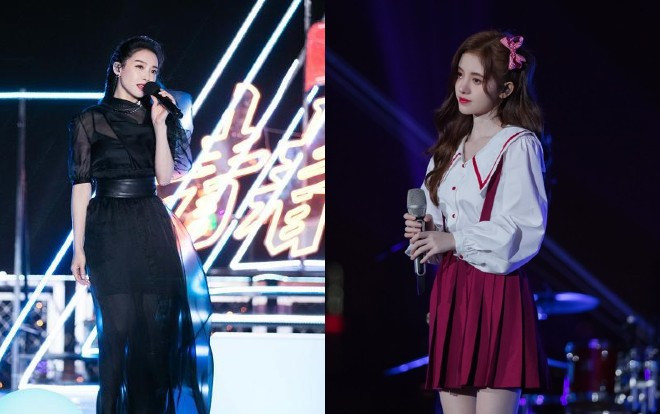 Cúc Tịnh Y và Tống Thiến với hình ảnh trái ngược nhau hoàn toàn ở sân khấu Đêm hội Ngũ Tứ Ảnh 2