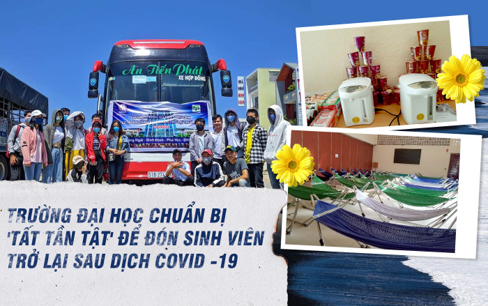 Trường Đại học chuẩn bị xe đưa đón, chỗ ở, thực phẩm…hoàn toàn miễn phí đón sinh viên trở lại trường sau dịch COVID- 19 Ảnh 2