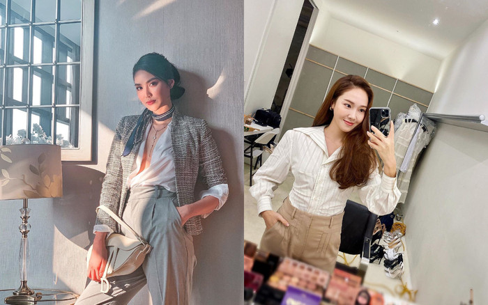 Từ Jessica Jung cho đến Lan Khuê cứ diện đồ style công sở sang chảnh là đẹp hết nấc Ảnh 2