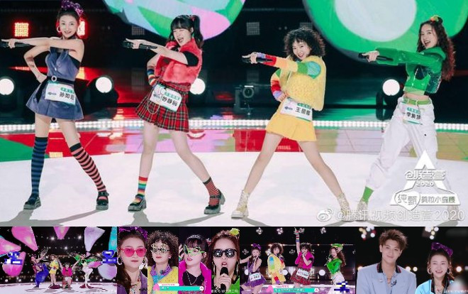 Sáng tạo doanh 2020: Nhóm 'tắc kè hoa' bùng cháy sân khấu với 'Bum ba la', Lý Tử Mộng từng đứng cùng sân khấu với Mao Bất Dịch và dạy vũ đạo cho Rocket Girls 101 Ảnh 2