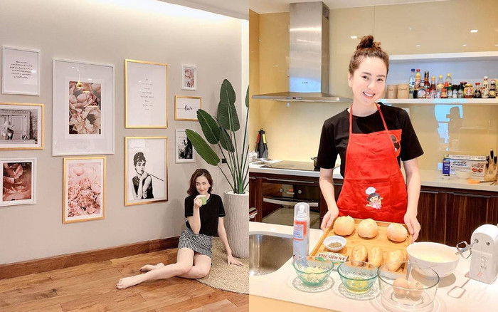 MC Mai Ngọc khoe không gian sống siêu sang, nhìn vào ngỡ tưởng đang ở quán cafe 'đắt đỏ' Ảnh 2