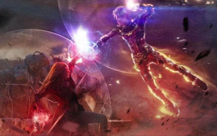Captain Marvel vs Scarlet Witch: Hình ảnh mà các fan luôn trông đợi về cuộc chiến giữa 2 nữ hùng mạnh nhất MCU Ảnh 2