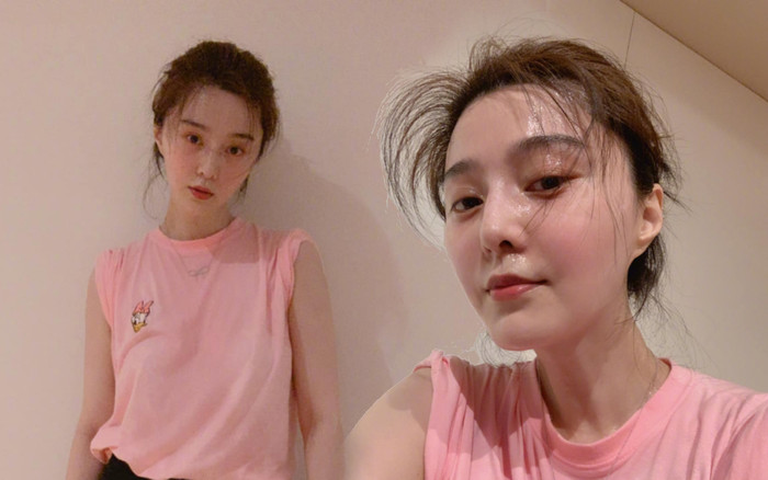 Phạm Băng Băng khoe mặt vline, làn da căng bóng mướt sau khi tập thể dục Ảnh 2