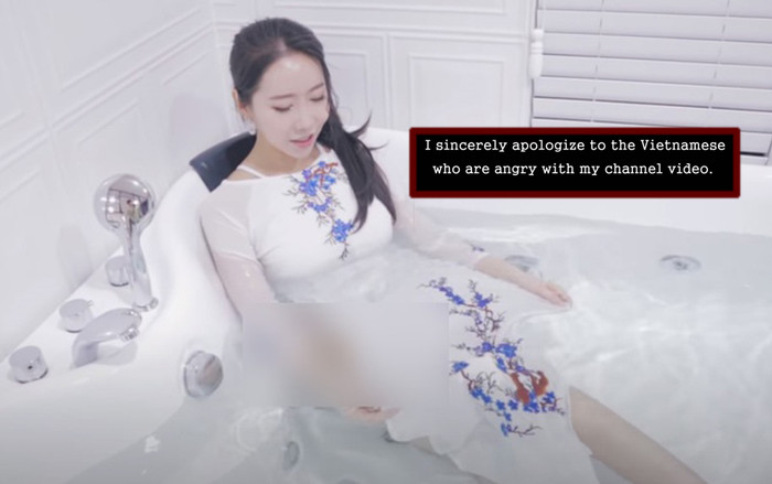 Làm clip xin lỗi người Việt Nam vì mặc áo dài không quần, nữ YouTuber Hàn Quốc tiếp tục nhận loạt chỉ trích Ảnh 2