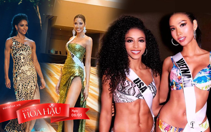 Hoa hậu Mỹ cạn lời với Hoàng Thùy: ‘Váy bạn mặc đi tổng duyệt, đưa tôi mặc lên thi cũng đẹp' Ảnh 2