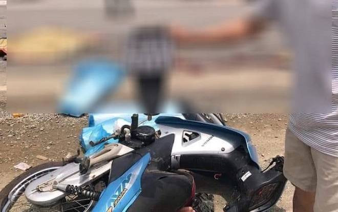 Xe đầu kéo va chạm với xe máy, hai mẹ con bán xôi tử vong thương tâm Ảnh 2