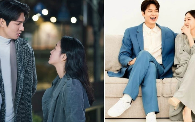 Bất chấp rating đì đẹt, Lee Min Ho và Kim Go Eun không ngừng cười đùa trong đoạn clip hậu trường 'Quân vương bất diệt' Ảnh 2