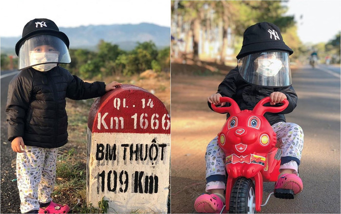 'Em bé phượt thủ' vượt gần 400 km du lịch cùng bố mẹ 'đốn tim' dân mạng vì vẻ đáng yêu khó cưỡng Ảnh 2
