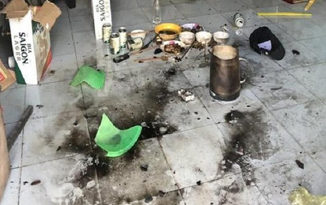 Mâu thuẫn trong cuộc nhậu, nhóm thanh niên ném bom xăng làm 4 người bị thương Ảnh 2