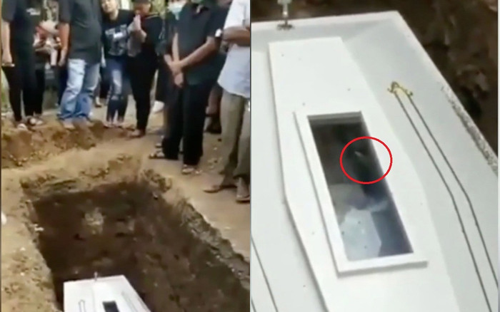 Quay lại cảnh hạ huyệt, người thân kinh hãi khi phát hiện điều lạ lùng bên trong quan tài Ảnh 2