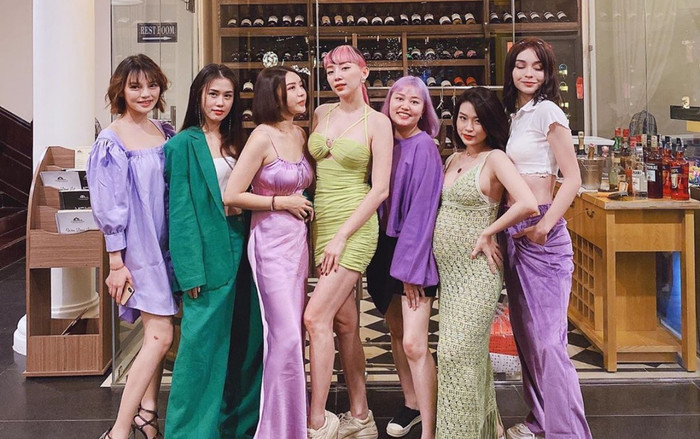 Tóc Tiên tone-sur-tone diện đồ với hội bạn thân mừng sinh nhật tuổi 31: Màu tóc bắt mắt, body phát mê Ảnh 2