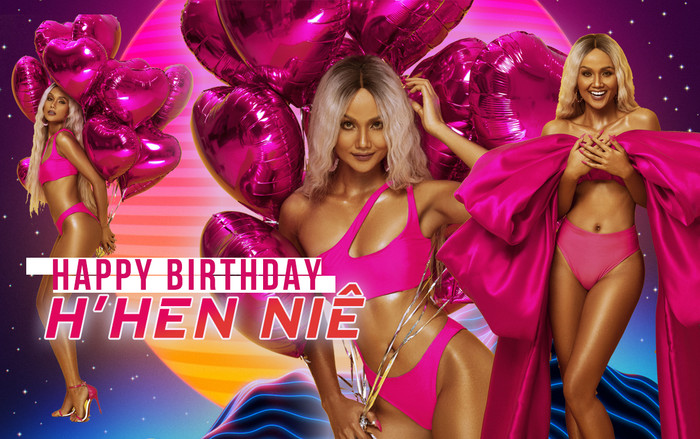 H'Hen Niê diện bikini hồng neon khoe trọn vẻ đẹp quyến rũ trong bộ ảnh mừng sinh nhật tuổi 28 Ảnh 2