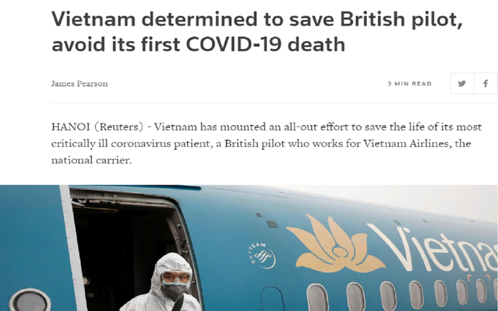 Tin người Việt tình nguyện hiến phổi cho phi công Anh mắc COVID-19 lên báo nước ngoài Ảnh 2