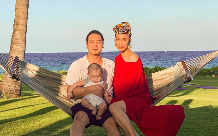 Lan Khuê đi biển với chồng con mà đẹp long lanh như chụp hình tạp chí cao cấp Ảnh 2