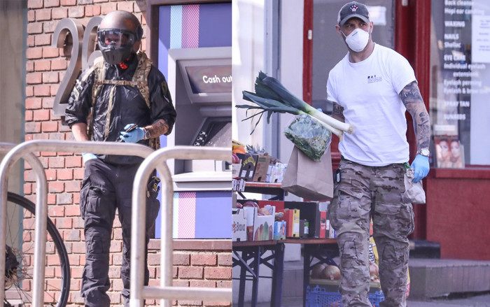 Bật cười vì cách nam diễn viên thủ vai ‘Venom’ - Tom Hardy đi chợ mùa dịch Ảnh 2