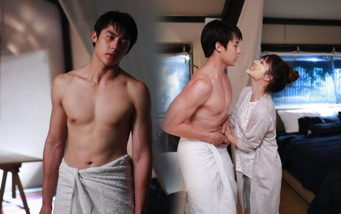 Mark Prin chăm chỉ khoe cơ bụng 6 múi trong những phân cảnh gây gào thét trong 'Suýt thất tình, thầm yêu anh chồng' Ảnh 2