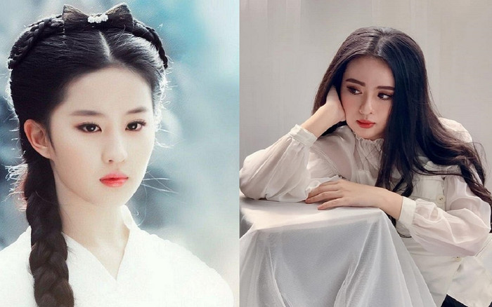 Loạt nữ sinh, nam sinh từng 'gây sốt' MXH vì gương mặt được ví như ‘bản sao’ của người nổi tiếng Ảnh 2