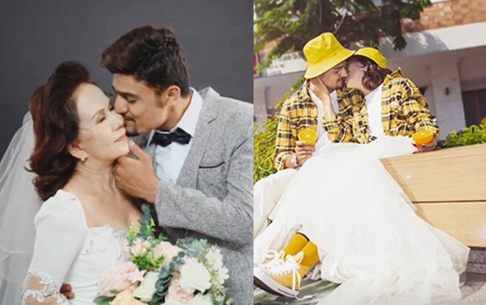 Cô dâu Việt 65 tuổi hé lộ ảnh cưới 'chất như nước cất' với chồng Tây 24 tuổi Ảnh 2