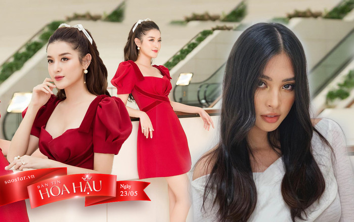 Tiểu Vy đẹp quyến rũ, Huyền My biến dây buộc túi hiệu thành nơ cài tóc vẫn 'xinh vạn người mê' Ảnh 2