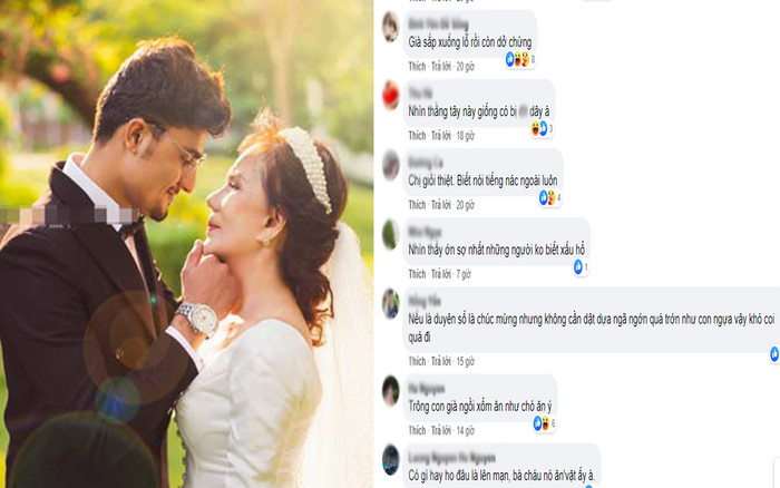 Dân mạng khó chịu trước màn 'đút thức ăn' kệch cỡm của 'cô dâu 65 tuổi' và 'chồng Tây 24 tuổi' Ảnh 2